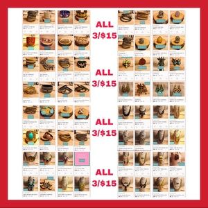 TAKE A QUICK TOUR OF ALL MY 3/$10 ITEMS